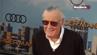 Stan Lee arrives at 'Spider-Man: Homecoming' LA film premiere
