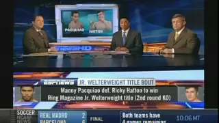 Manny Pacquiao vs Ricky Hatton Post Fight Analysis 1 of 2