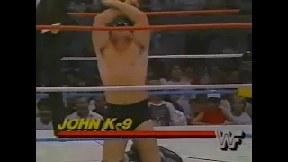 Corporal Kirchner vs Johnny K9   All Star Wrestling Aug 31st, 1986
