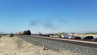 Union Pacific's #4014 Big Boy Steam Engine leaving Niland, CA 2019 Railroad