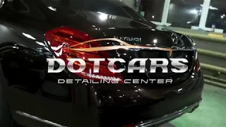 Полировка керамикой и химчистка салона Maybach от Dotcars