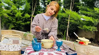 Turkish yoghurt Soup You Can't Stop Eating! The most delicious yogurt soup for a picnic !