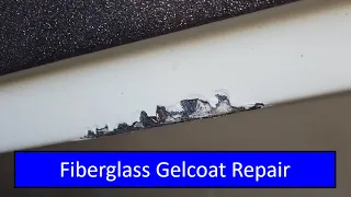 Fiberglass Gelcoat Repair (So you hit something with your boat)