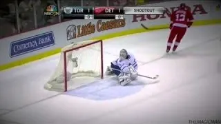 Pavel Datsyuk Shootout Goal vs Leafs (12/10/14)