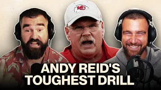 "Worst Drill I've Ever Done" - Jason and Travis describe Andy Reid's grueling "Long Drive Drill"