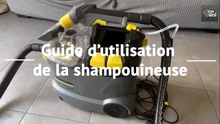 Comment utiliser simplement une shampouineuse ?