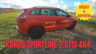 Škoda Karoq Sportline 2023 - otázky a odpovědi