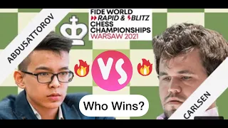 17 Year Old Fearless Talent GM Abdusattorov Beats World Champion GM Magnus Carlsen | Final Moments🔥
