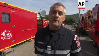 Colonel: Easing wind aids French fire fighters