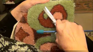 Punch Needle Rug How To: Clean, Shear & Define