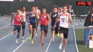 2016 TF - CIF-ss Masters  - Men's 800 Meters