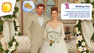 THE MOST BEAUTIFUL SIMS WEDDING!👰 | Ep 25 | The Joy Of Life Challenge🌞