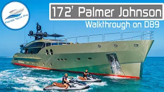 172' Palmer Johnson Superyacht Walkthrough on DB9 - Available for $28.3 Million in South Florida