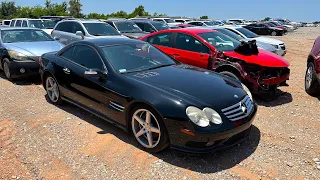 Copart Walk Around 6-26-23 + Mercedes SL500 and a 94 Chrysler LHS!