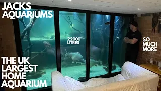 I VISIT THE UK LARGEST HOME AQUARIUM PLUS SO MUCH MORE MUST SEE JACK HEATCOTES AQUARIUMS