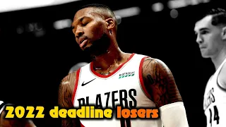 The Biggest Losers At The 2022 NBA Trade Deadline