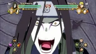 Naruto Ultimate Ninja Storm 3 Orochimaru Complete Moveset with Command List