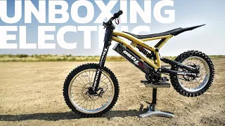Unboxing NEW Drill One Evo Electric Dirt Bike by CZEM