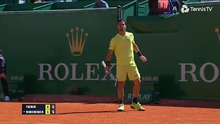 Hot Shot: Fognini Finds The Line With Backhand Pass