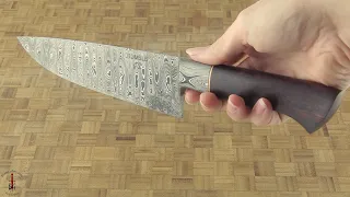 Integral Damascus Chef's Knife (7-1/2") with Camatillo