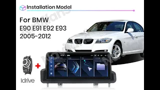 BMW E90 original car without screen modification Android 12 system cutting panel tutorial