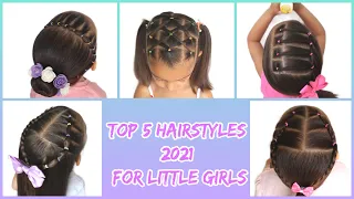 TOP 5 HAIRSTYLES 2021 FOR LITTLE GIRLS 💞 BABY & TODDLER HAIR STYLES