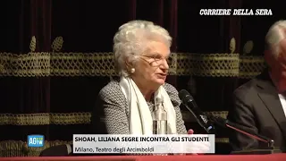 La testimonianza agli studenti di Liliana Segre