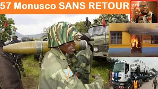 01/12 :  57 CASQUES BLUES SANS RETOUR  A MI' ENGE # MONUSCO EN BUSINESS AU KONGO