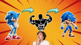 Sonic's Jaw-Dropping Transformation into a Bodybuilder! 💪 | Sonic Bodybuilder.