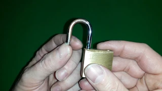 (035) Sterling 30mm padlock picked a
