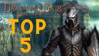 TOP 5 SIEGE FACTIONS IN DAWNLESS DAYS TOTAL WAR!