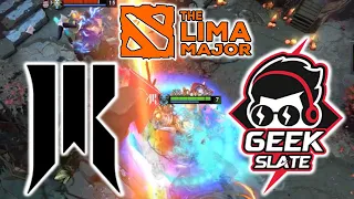 GEEK SLATE vs SHOPIFY REBELLION - AMAZING GAME !!! THE LIMA MAJOR 2023 DOTA 2