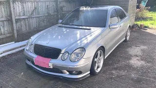 Mercedes W211 E55 AMG restoration project BARN FIND!