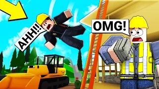 Kid Becomes CONSTRUCTION WORKER! (Brookhaven RP)
