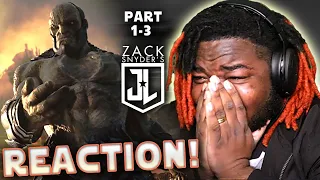 TEARS - Zack Snyder's Justice League (Part 1-3) REACTION!!