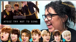 Ateez - Try Not To Sing *Reaction*