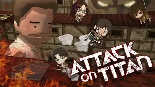 Attack On Titan Tribute Game  |  Нас было 4.5 и 40 титанов против нас... | (МОНТАЖ) | Атака Титанов!