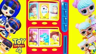 TOY STORY 4 Vending Machine LOL Surprise Hair Goals Wave 2 Families Pop Heart + Bon Bon Family