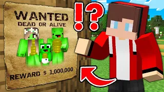 Why is Mikey's FAMILY WANTED For a CRIME? - Minecraft Maizen JJ Mikey