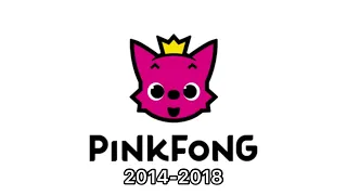 Pinkfong historical logos