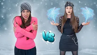 GAROTA BOA vs GAROTA MÁ NO FRIO | Larissa Gaino