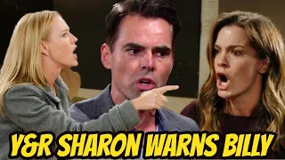 The Young And The Restless Spoilers Sharon warns Billy about Chelsea's fake face