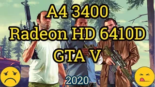 AMD A4 3400 + Radeon HD 6410D = GTA V