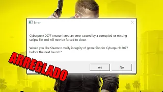 (Cyberpunk 2077 ERROR) Como arreglar error caused by corrupted or missing archives...