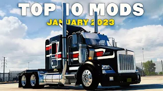 TOP 10 ATS MODS - JANUARY 2023 | American Truck Simulator Mods.