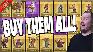 I Bought Every Hero Skin in the Shop of Clash of Clans!