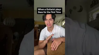 When a GUITARISTS plays BASS for the FIRST TIME 😭