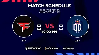 LIVE: FaZe Clan vs OG (BO3) | BLAST Premier Spring Groups [ENG/FIL]