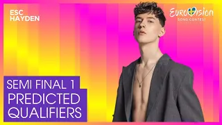 My Predicted Qualifiers - Semi-Final 1 | Eurovision 2024