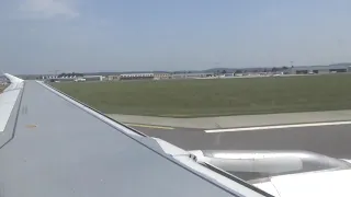 European Air Charter A320 LZ-LAA Takeoff in Graz